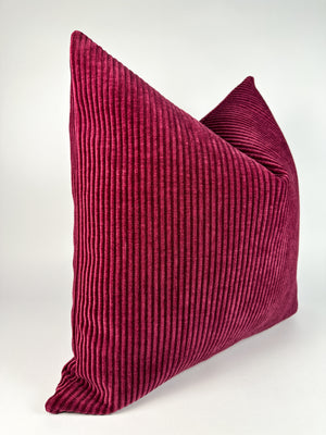 Scarlet Corduroy Pillow Cover