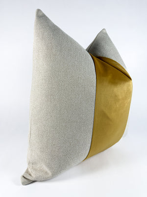 Honey Dune Panel Pillow Cover