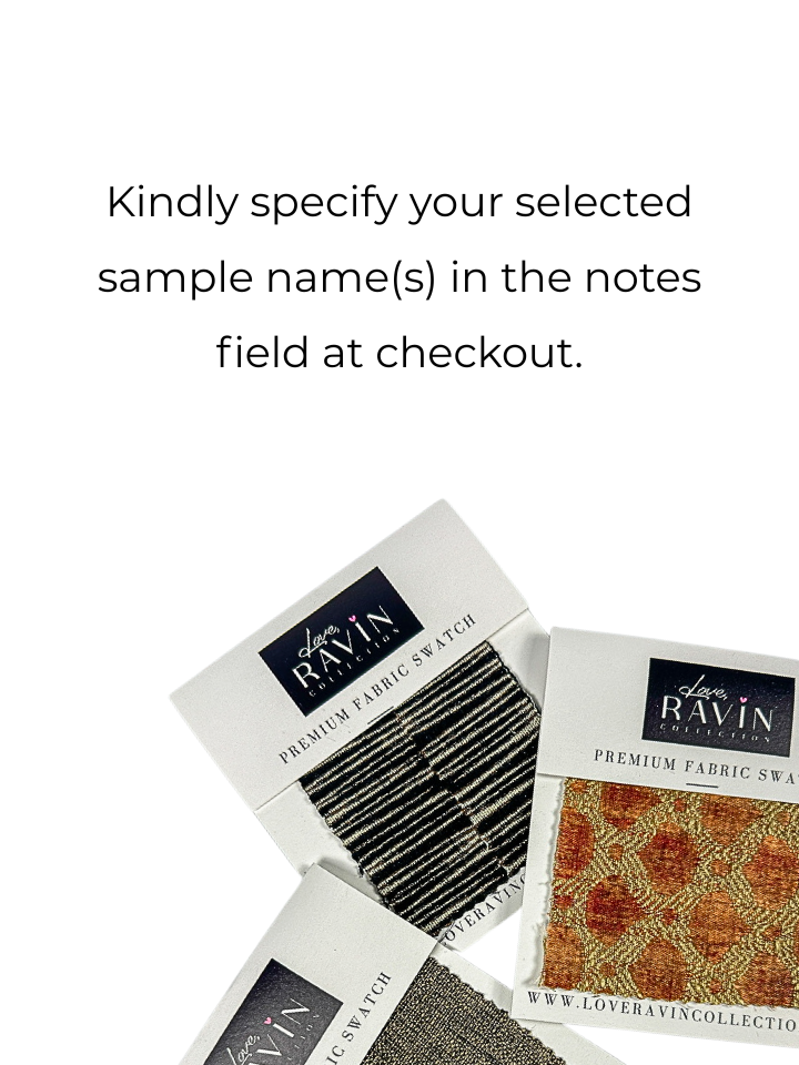 Fabric Swatch Sampler Love, Ravin Collection