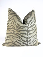 Grey and Beige Tiger Pillow Cover Love, Ravin Collection