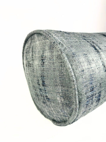 Sky and Navy Haze Bolster Cover Love, Ravin Collection