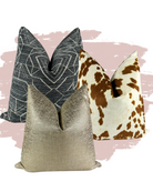 Charcoal Charm Pillow Combo Love, Ravin Collection