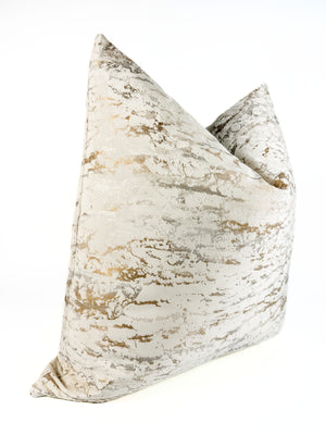 Mixed Metal Pillow Cover