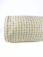 Gold and White Silent Night Bolster Cover Love, Ravin Collection