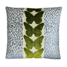 Denim Leopard and Olive Butterfly Pillow Cover Love, Ravin Collection