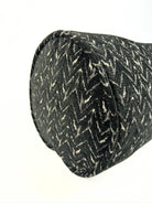 Grey and Black Zigs Bolster Cover Love, Ravin Collection
