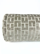 Warm Greige Geometric Bolster Cover Love, Ravin Collection