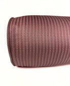 Dusty Mauve Pinstripe Bolster Cover Love, Ravin Collection