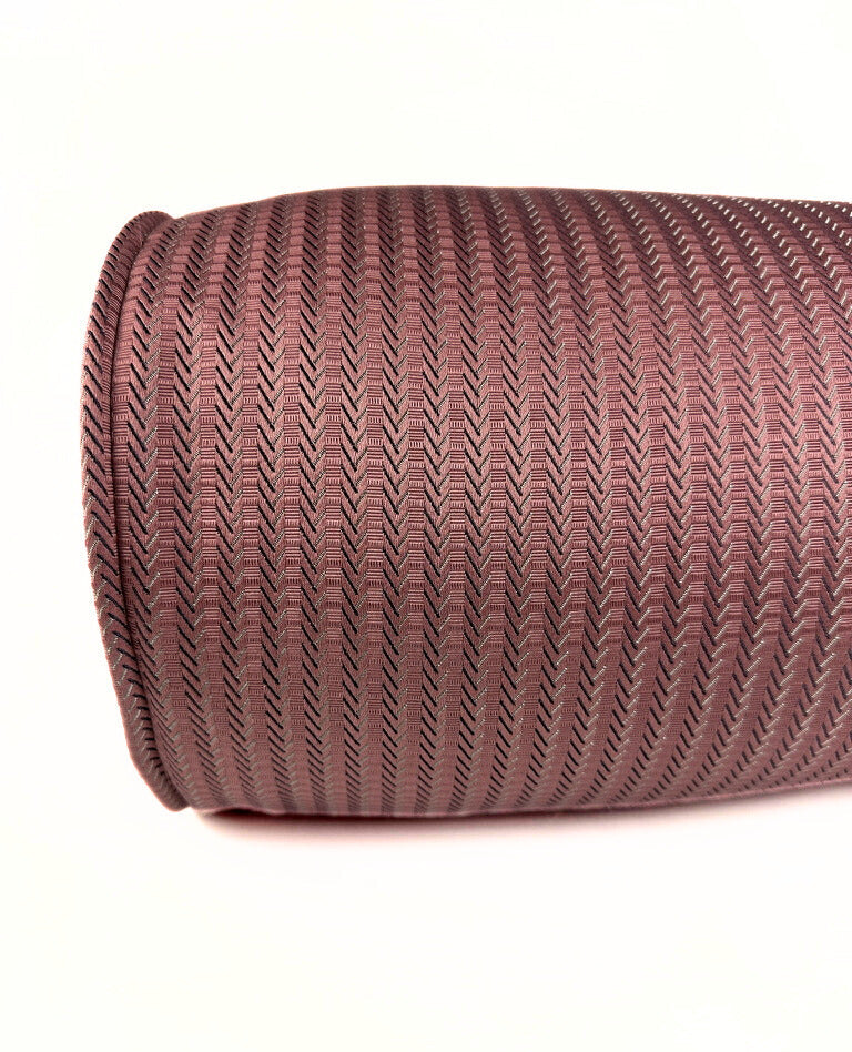 Dusty Mauve Pinstripe Bolster Cover Love, Ravin Collection