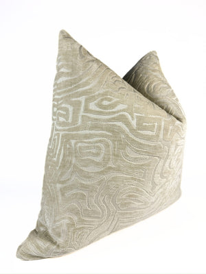 Creamy Ivory Abstract Pillow Cover