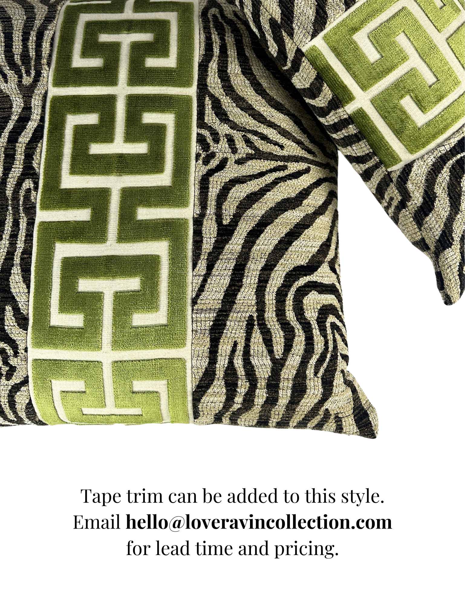 Moody Zebra Pillow Cover Love, Ravin Collection